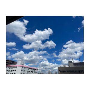 今日の空